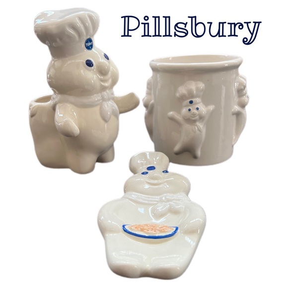 Pillsbury Other - Vintage- Pillsbury Dough Boy Kitchen Set